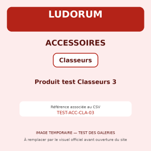 Produit test Classeurs 3