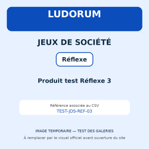 Produit test Réflexe 3
