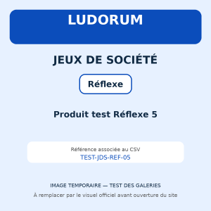 Produit test Réflexe 5