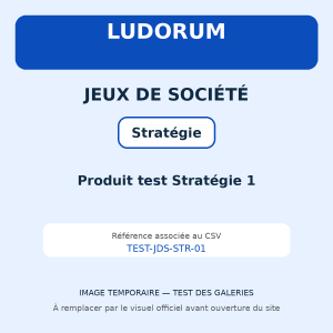 Produit test Stratégie 1
