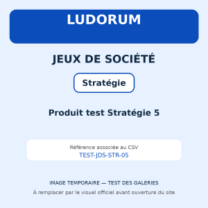 Produit test Stratégie 5