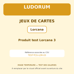 Produit test Lorcana 3