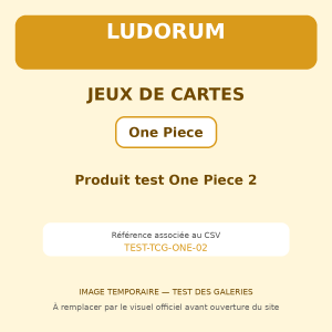 Produit test One Piece 2