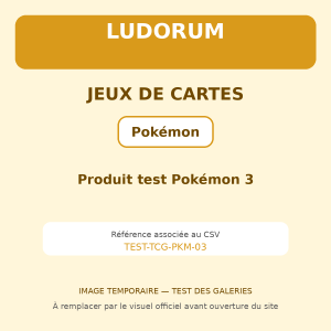 Produit test Pokémon 3