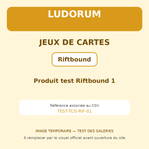 Produit test Riftbound 1