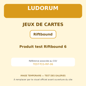 Produit test Riftbound 6