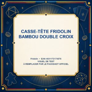 Casse-Tête Fridolin BAMBOU Double Croix